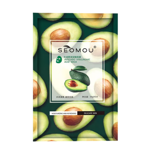 Avocado Mask ? SEOMOU Avocado Hyaluronic Acid Moisturizing Sheet Mask